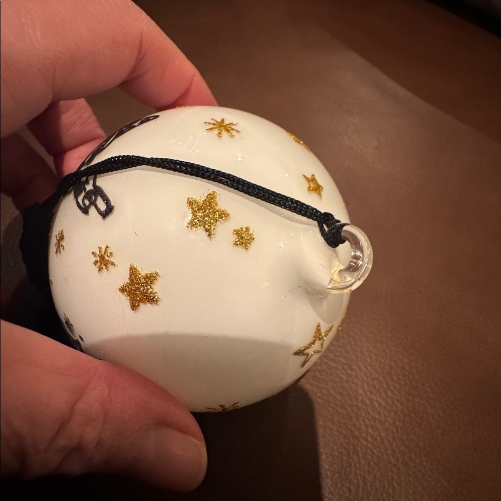 Disney Parks Mickey Mouse Sourscerer Blown Glass Ornament with Tassel Hanger - Picture 10 of 10